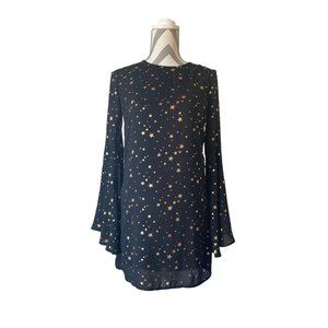 Lulu's Gold Star Dress SIze S